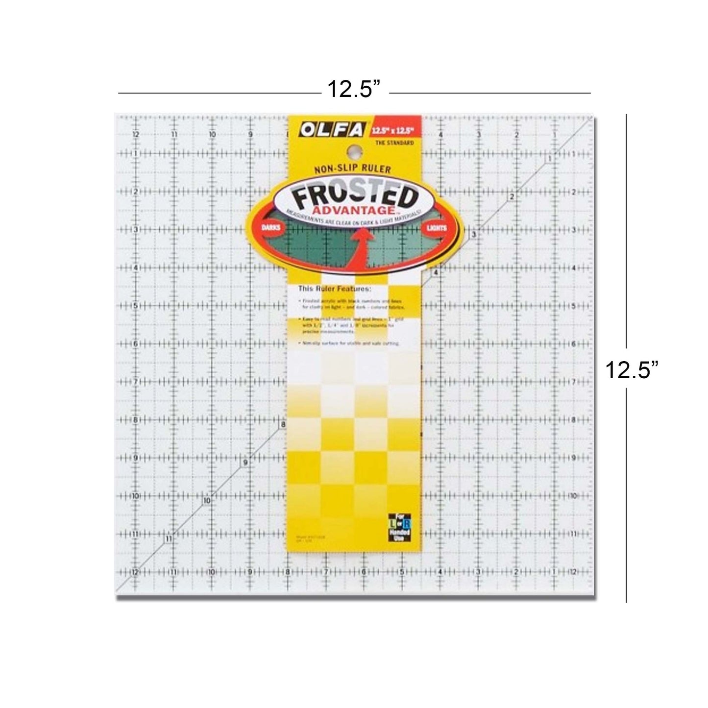 OLFA Frosted Non-Slip Quilting Rulers