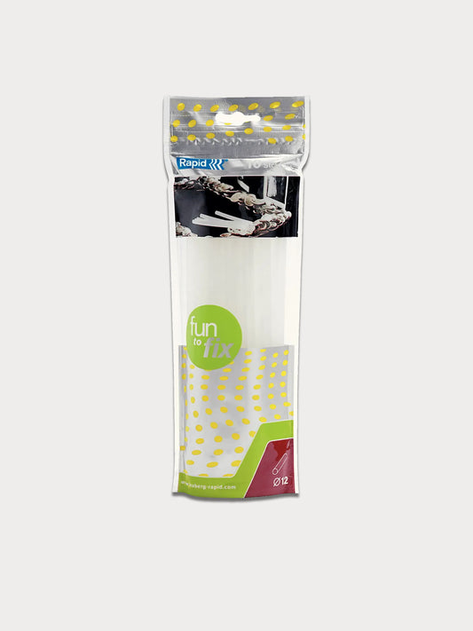 Rapid 12mm Round Transparent Hot Glue Sticks