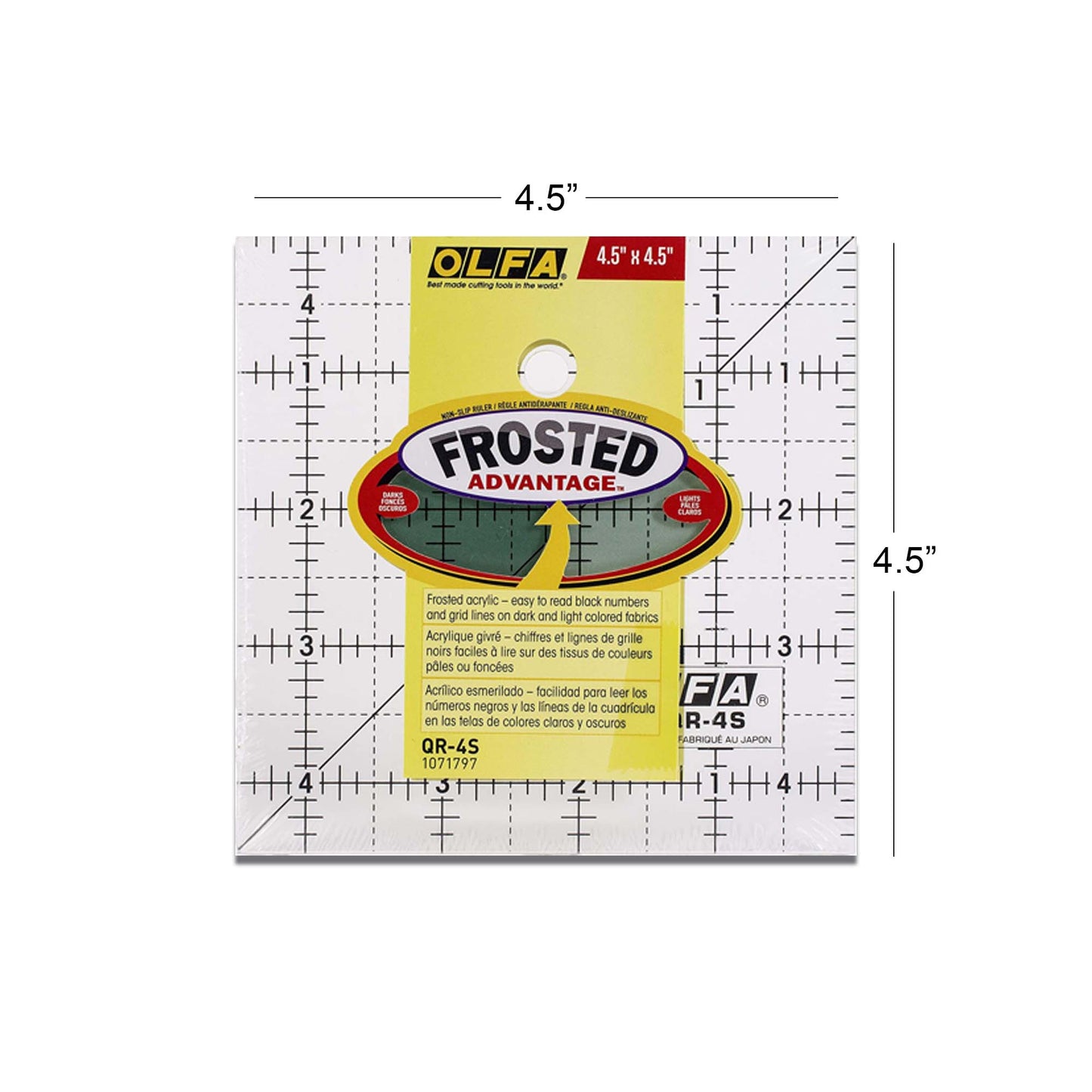 OLFA Frosted Non-Slip Quilting Rulers