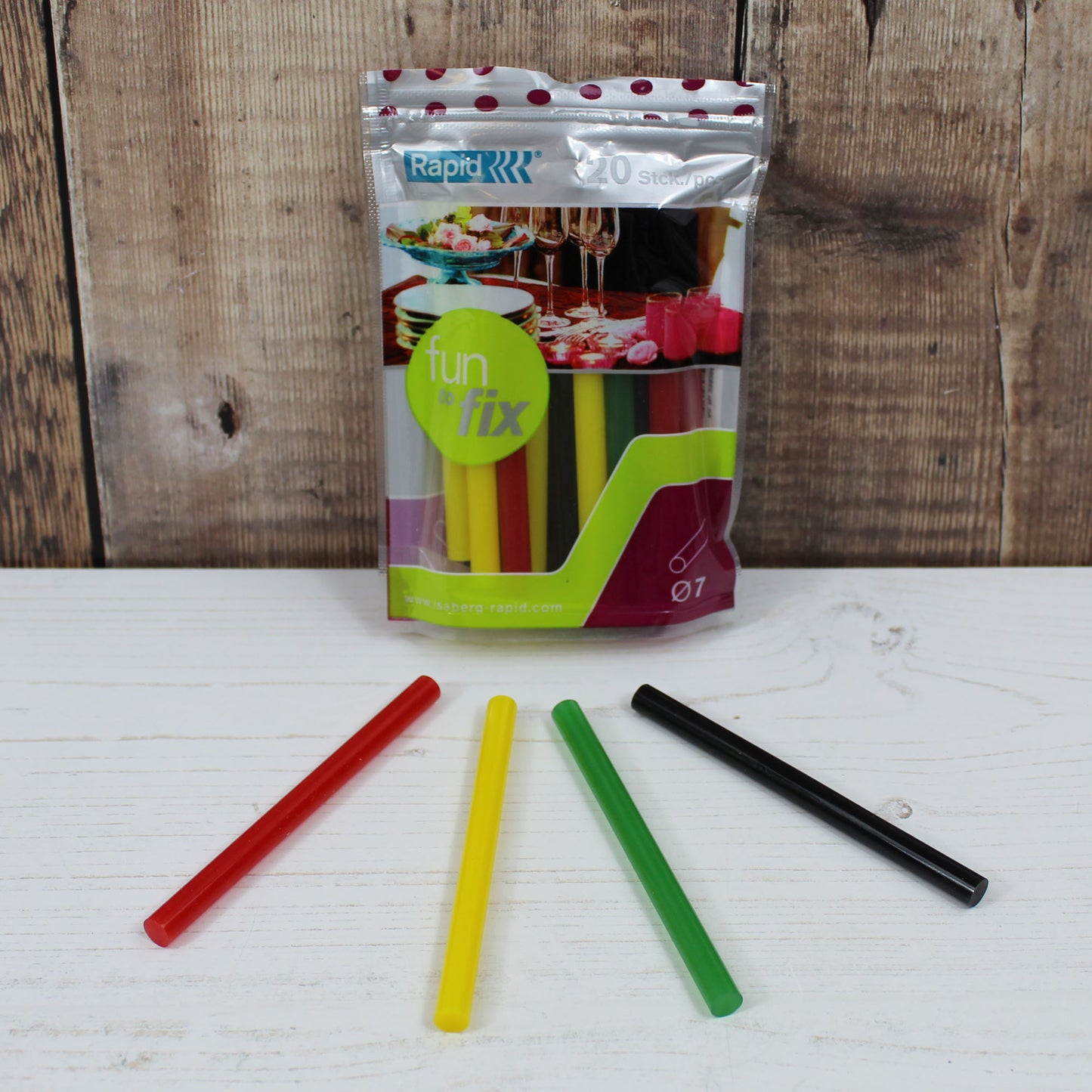 Rapid 7mm Coloured Hot Glue Sticks
