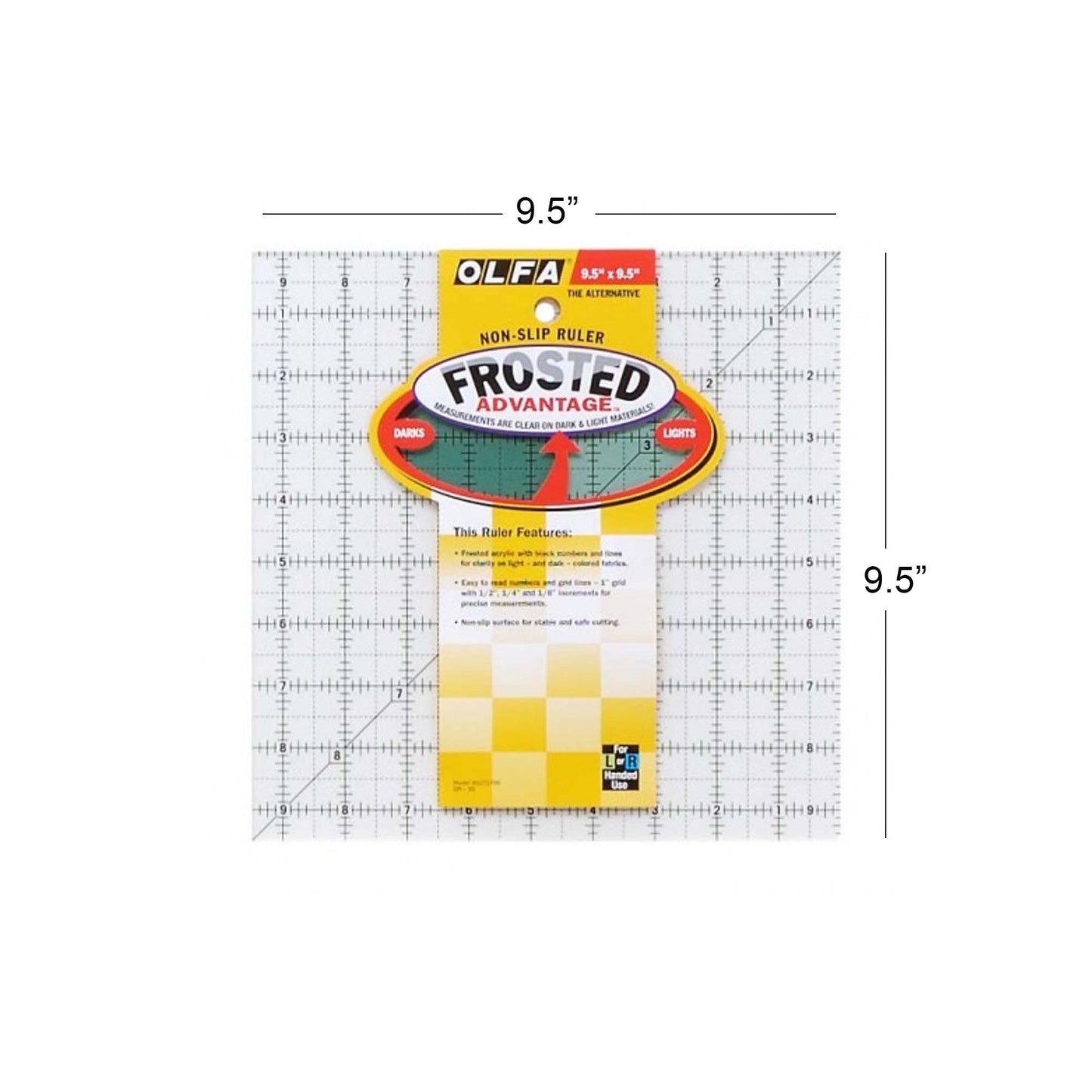 OLFA Frosted Non-Slip Quilting Rulers