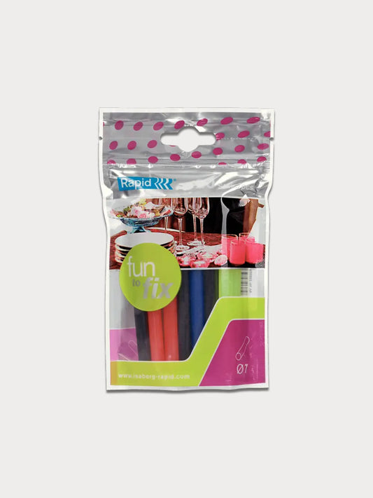 Rapid 7mm Coloured Hot Glue Sticks