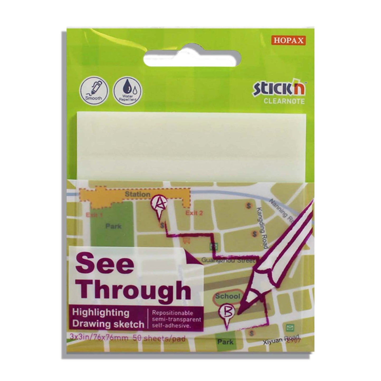 Stick'n Translucent Sticky Notes