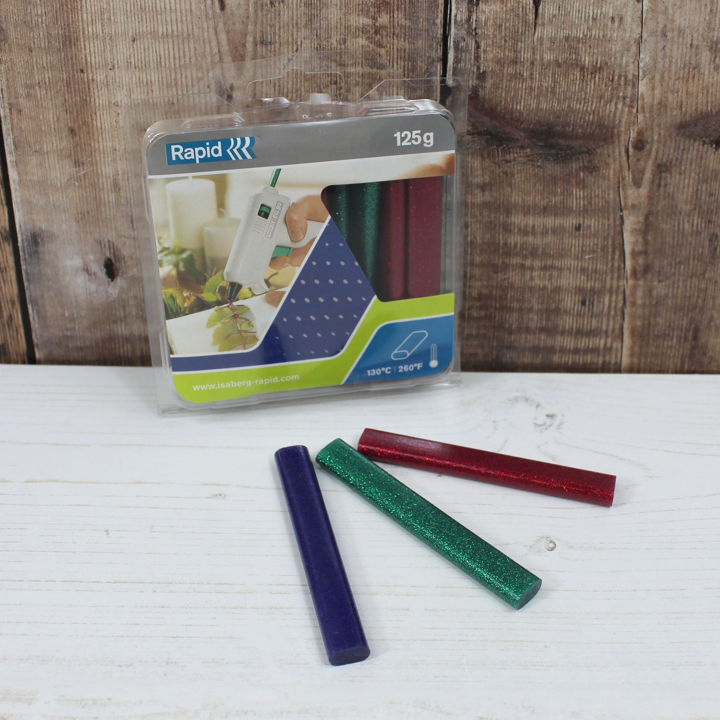 Rapid 9mm Oval Glitter Hot Glue Sticks