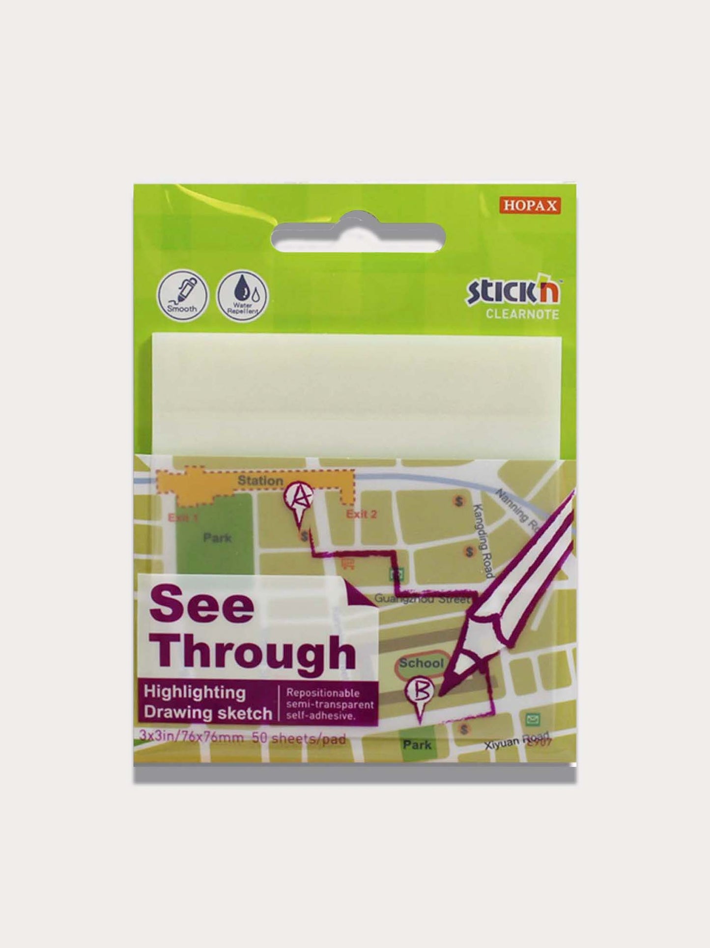 Stick'n Translucent Sticky Notes