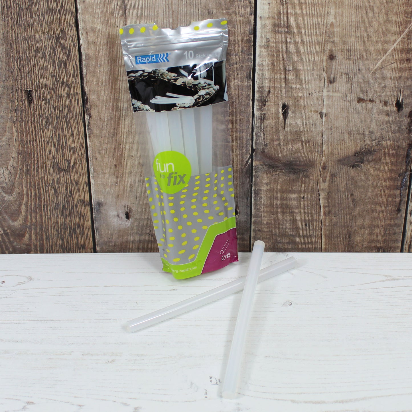 Rapid 12mm Round Transparent Hot Glue Sticks