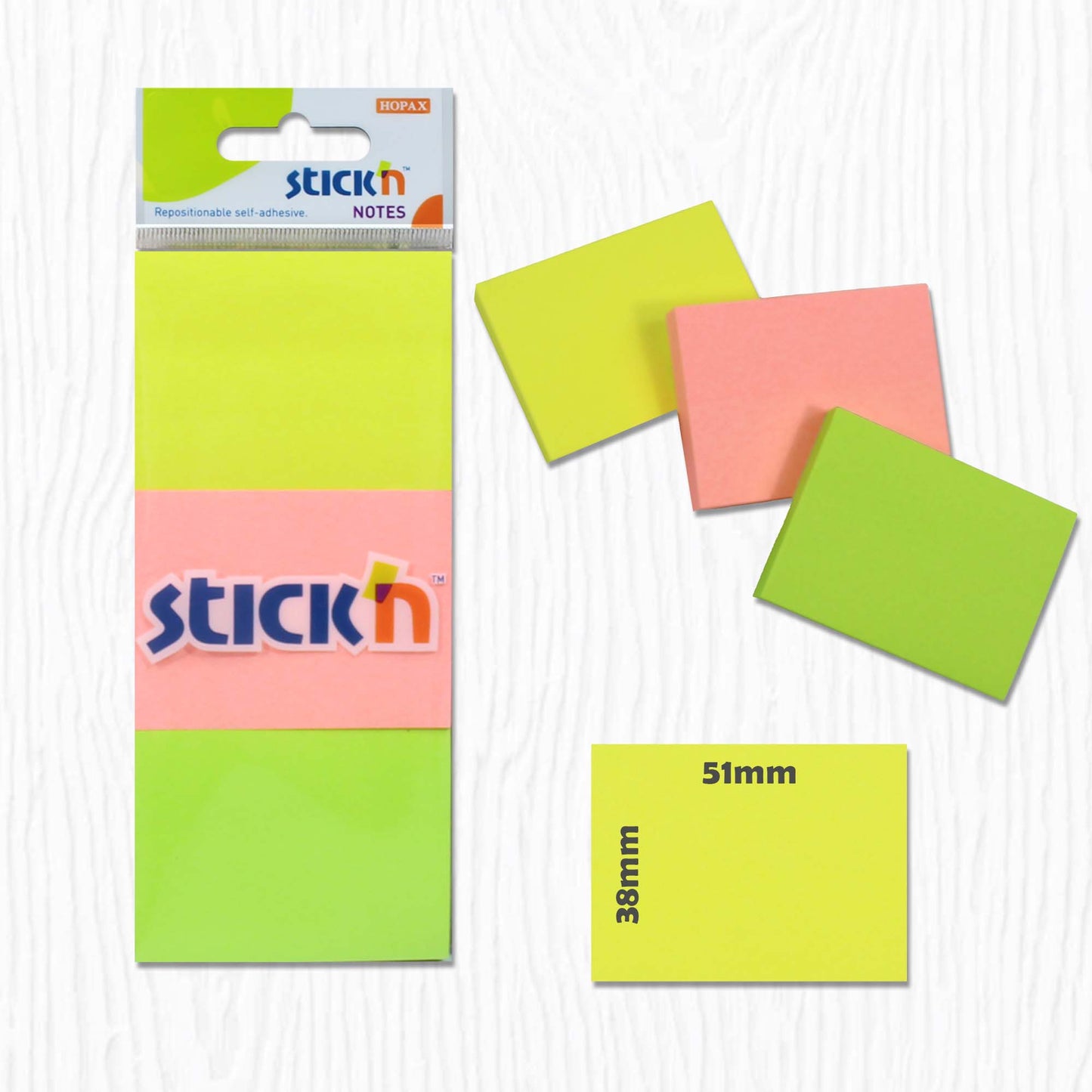 Stick'n Sticky Notes in Retail Packaging