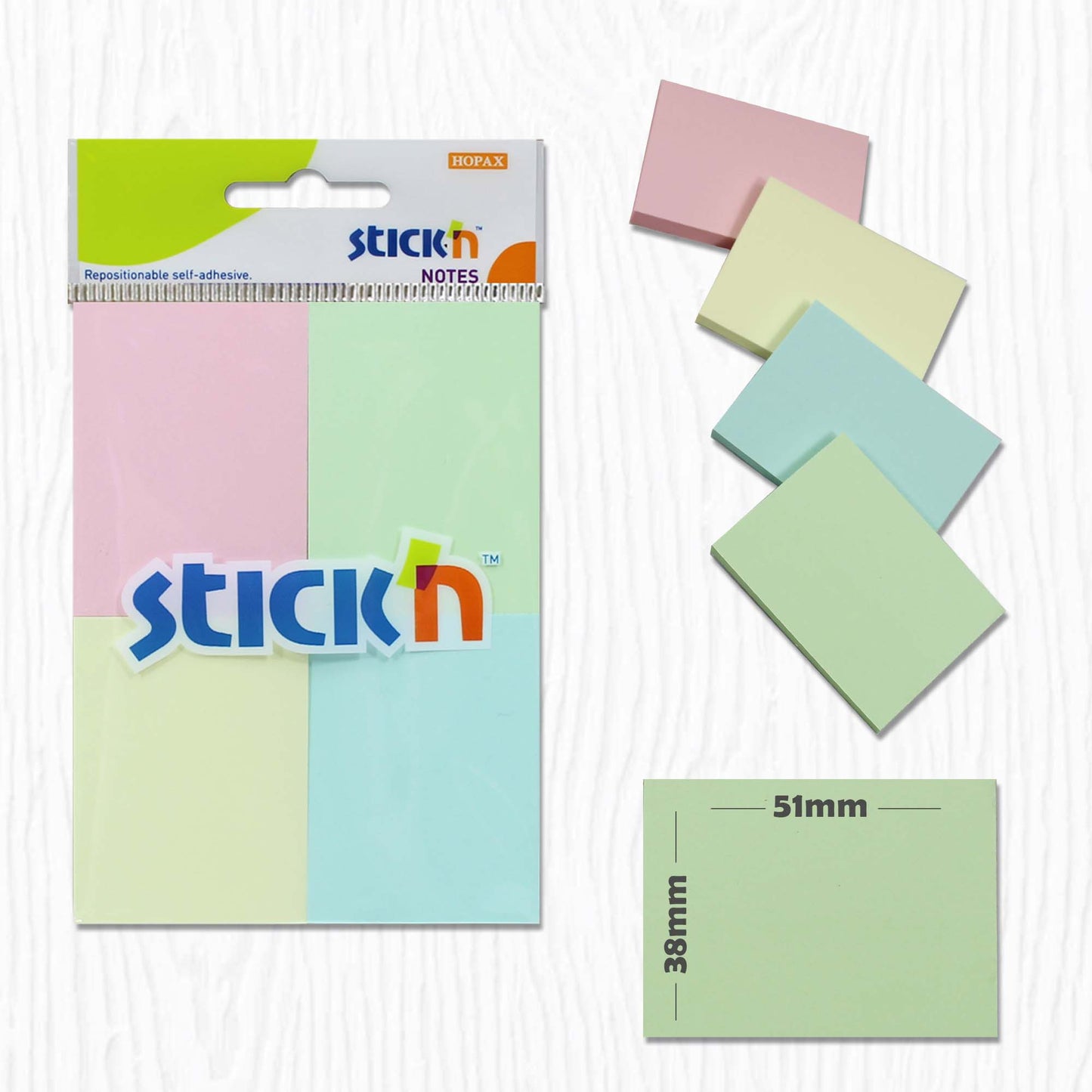 Stick'n Sticky Notes in Retail Packaging