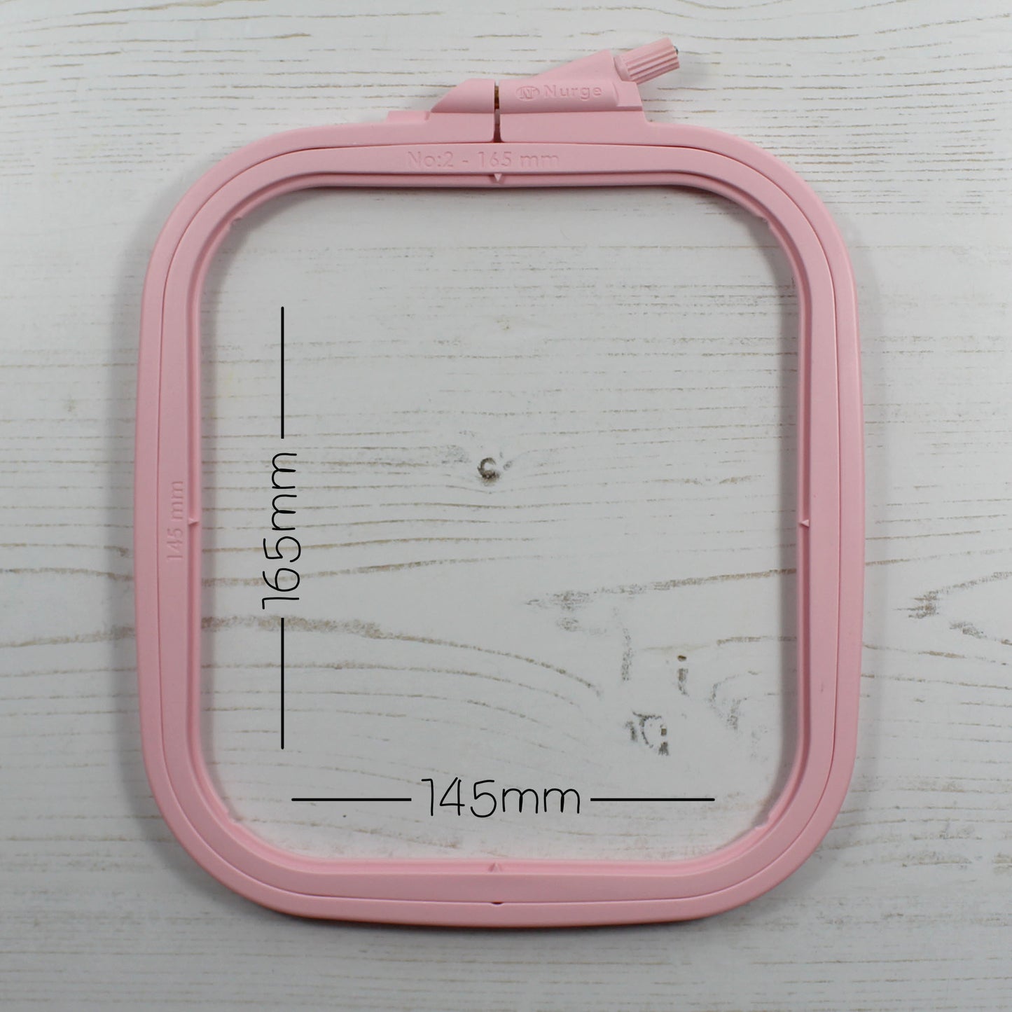 Nurge Pink Rectangular Embroidery Hoops