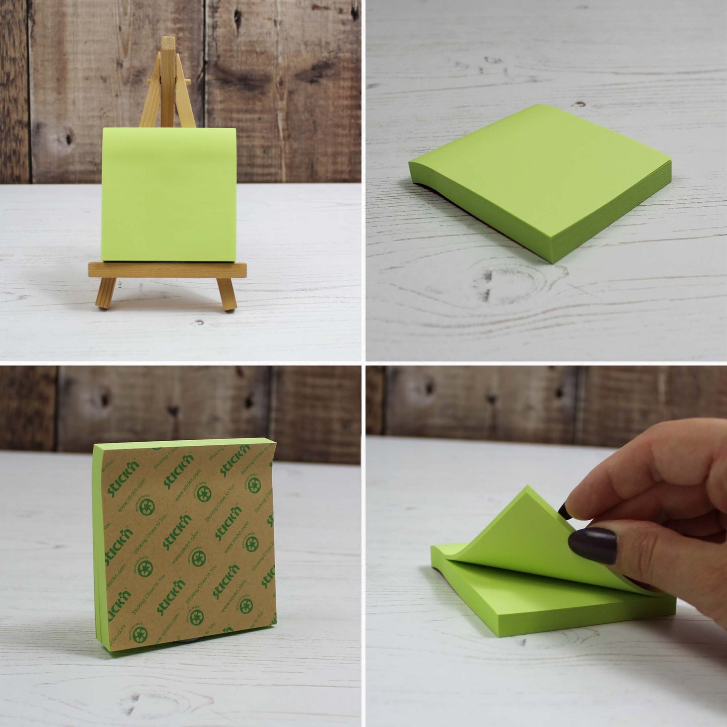 Stick'n Recycled Paper Sticky Notes