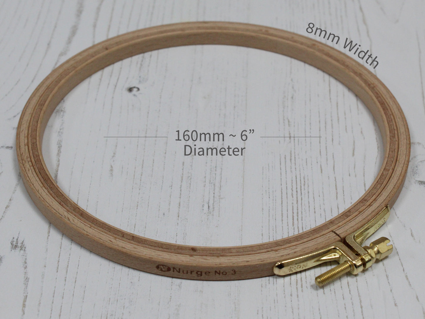 12 x 160mm Nurge Hoops 8mm Depth