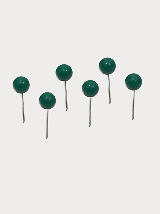 8mm Green Map Pins