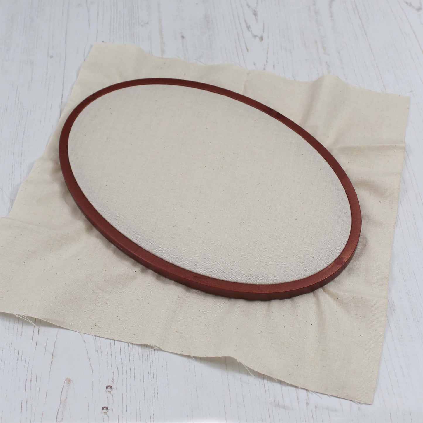 Nurge Wood Effect Oval Embroidery Hoop