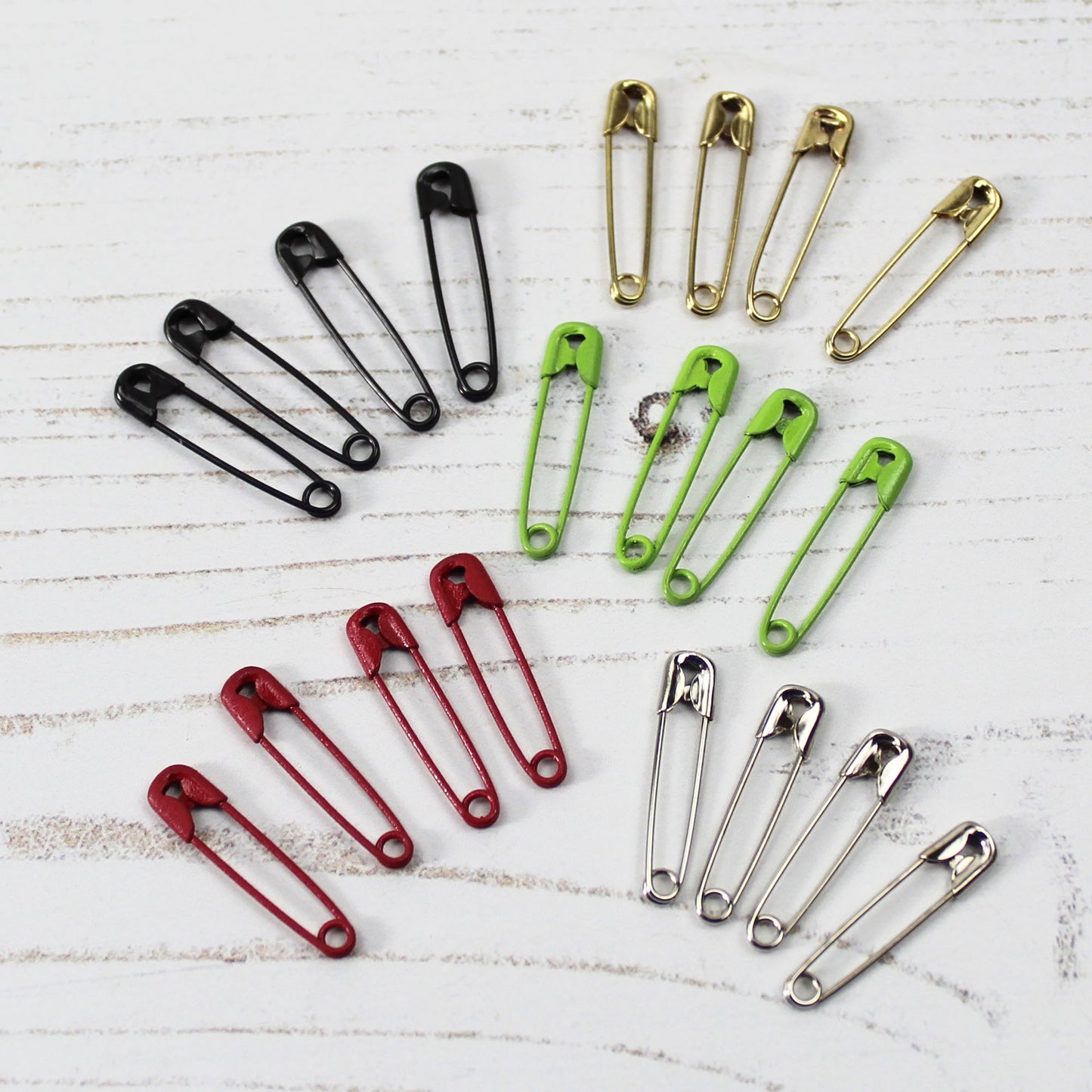 23mm Coloured Safety Pins