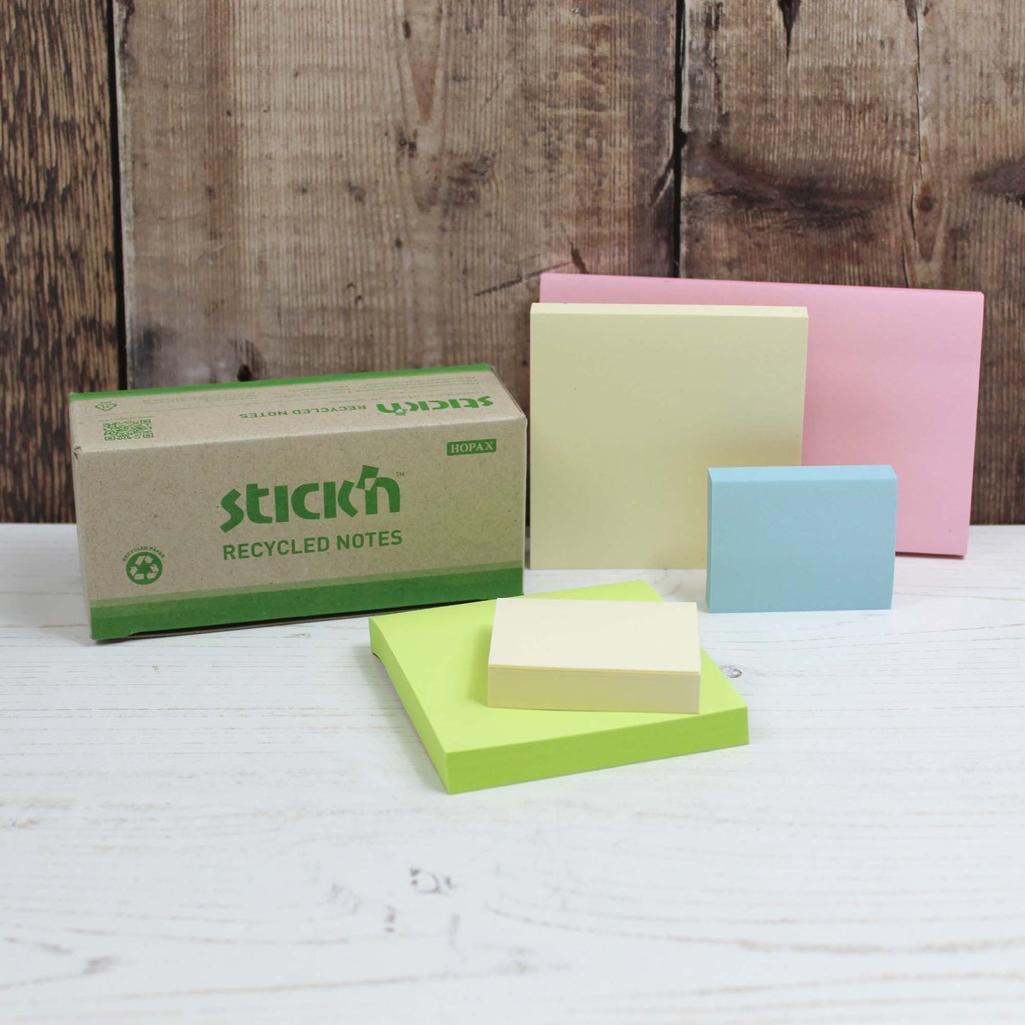 Stick'n Recycled Paper Sticky Notes