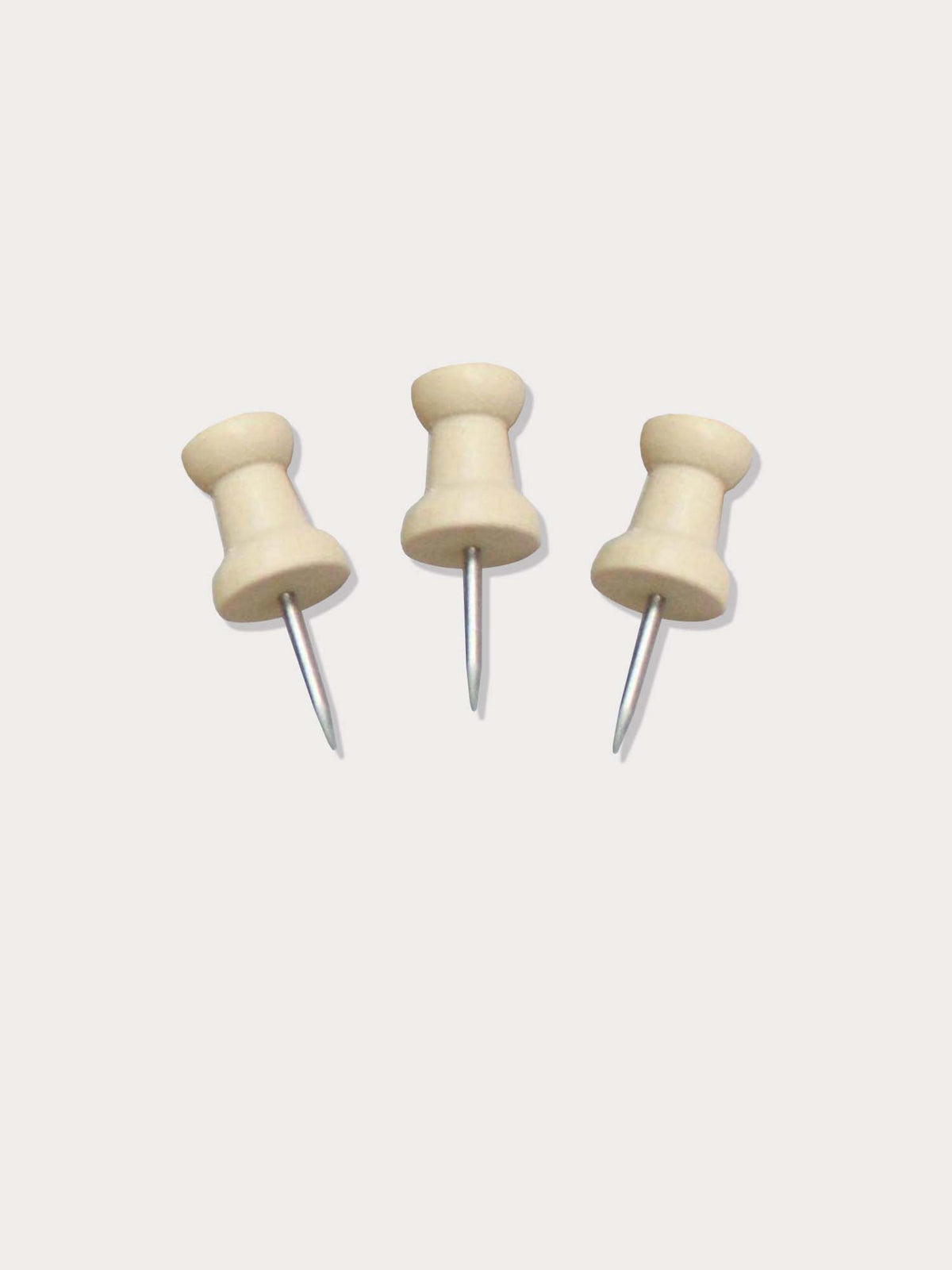 Wooden Push Pins - Flat Top
