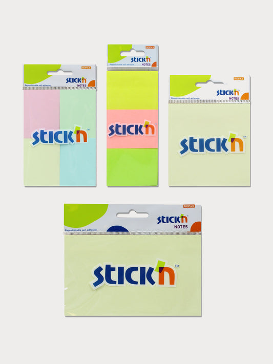 Stick'n Sticky Notes in Retail Packaging