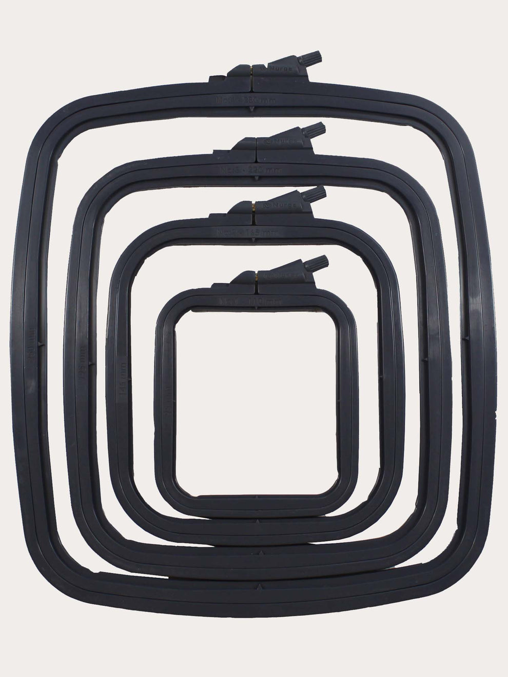 Nurge Grey Rectangular Embroidery Hoops – Crafty Imaginations