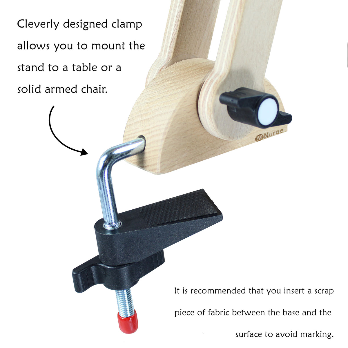 Nurge Table Mount Stand with Classic Clamp
