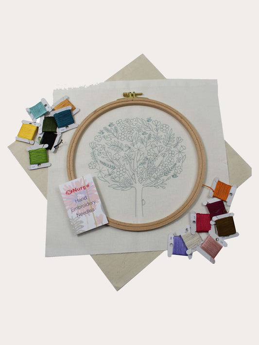 Beginner Embroidery Kit - Bugs in Bloom