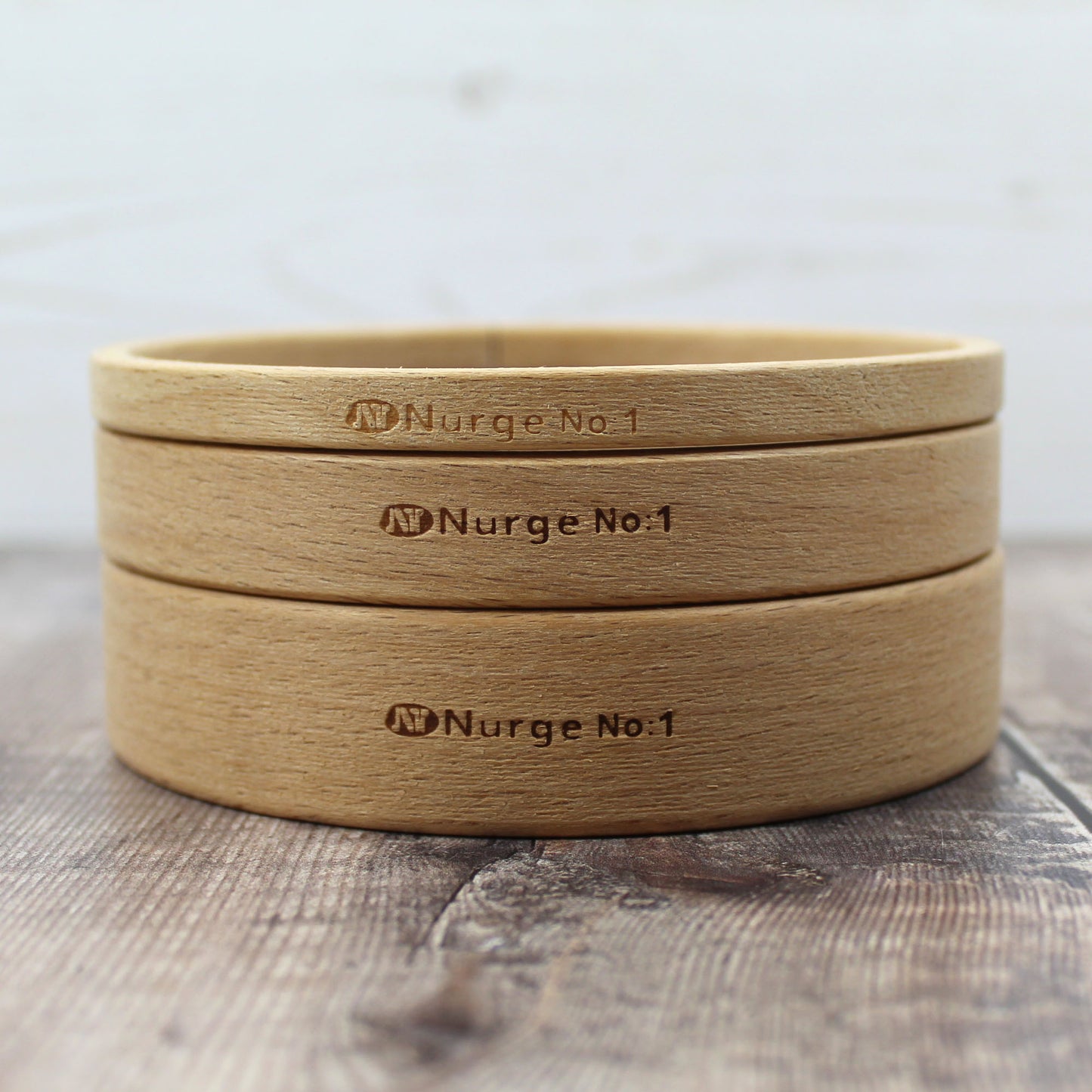 Nurge Screwless Wooden Embroidery Hoops