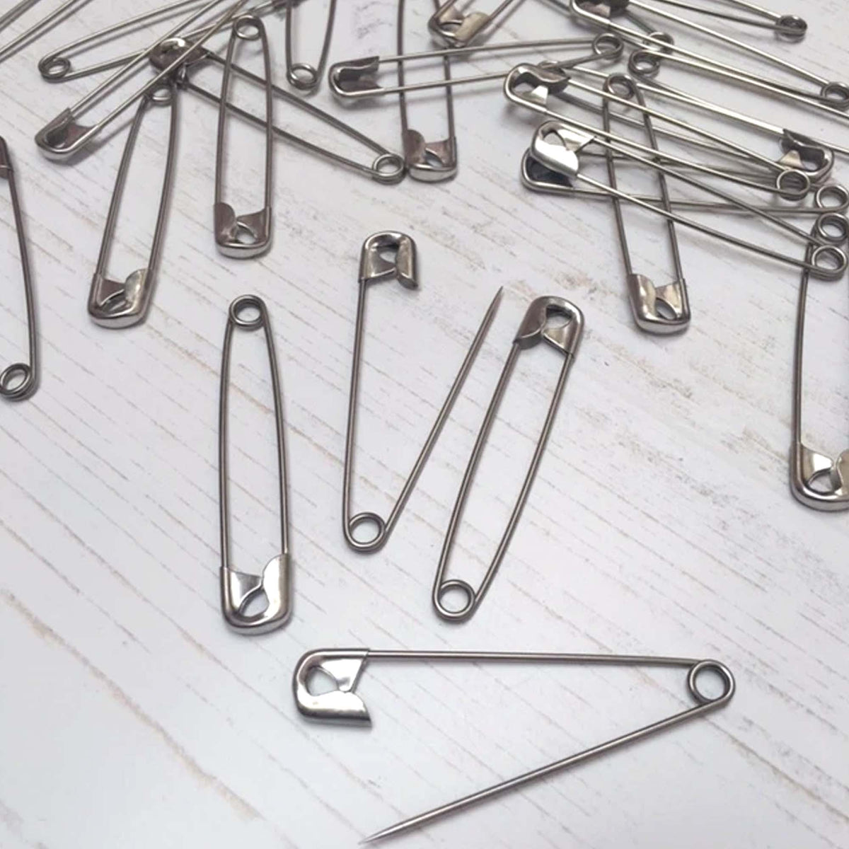 60mm Silver Safety Pins